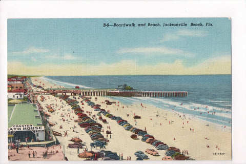 FL, JACKSONVILLE BEACH - Coaster Bath House, beach etc - CP0299
