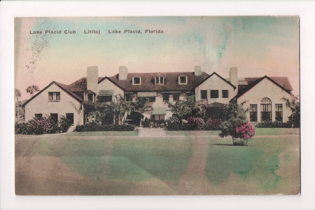 FL, LAKE PLACID - Lake Placid Club - z17083 - postcard **DAMAGED / AS IS**