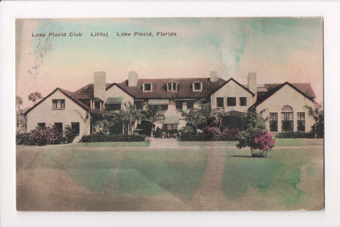 FL, LAKE PLACID - Lake Placid Club - z17083 - postcard **DAMAGED / AS IS**