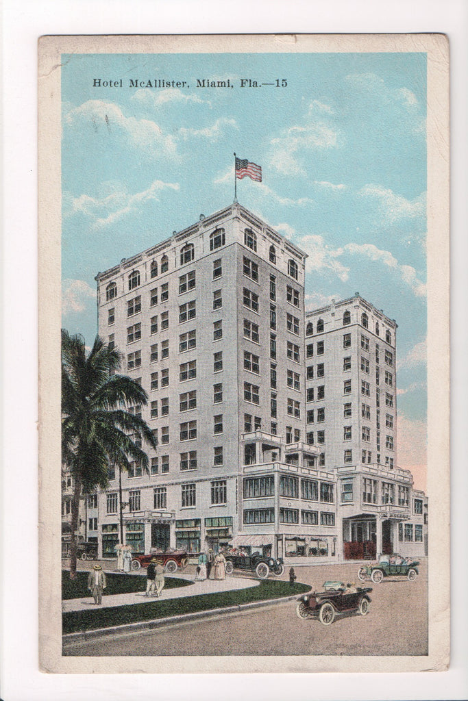 FL, Miami - Hotel McAllister postcard - B17047