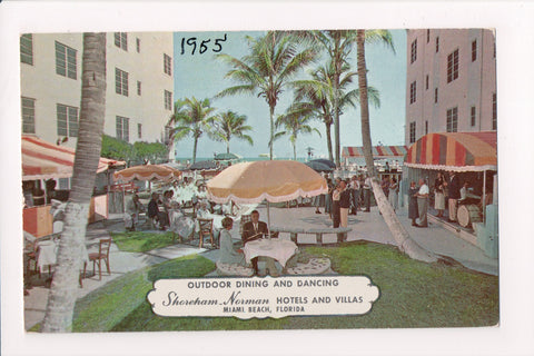 FL, MIAMI BEACH - Shoreham-Norman Hotels and Villas - @1955 postcard - w00621
