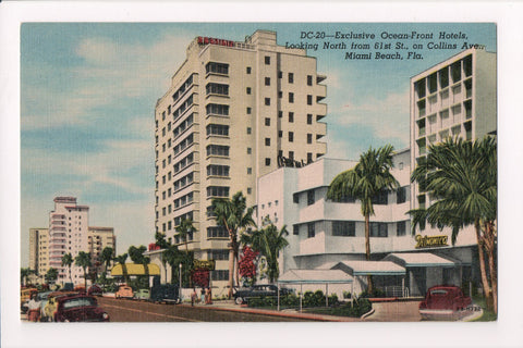 FL, MIAMI BEACH - Delmonico, on Collins Ave, vintage postcard - w00974