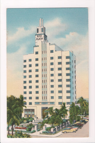 FL, Miami Beach - Ritz Plaza Hotel, at 17th St, vintage postcard - w01462