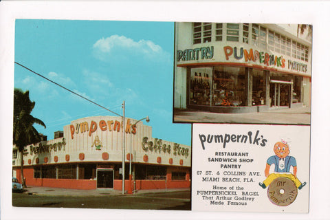 FL, MIAMI BEACH - Pumpernicks Restaurant Sandwich Shop (original SOLD) w01608