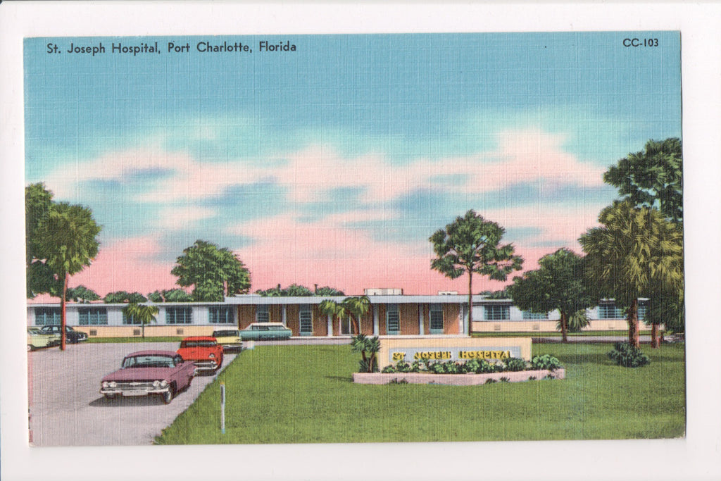 FL, PORT CHARLOTTE - St Joseph Hospital - vintage postcard - w03638