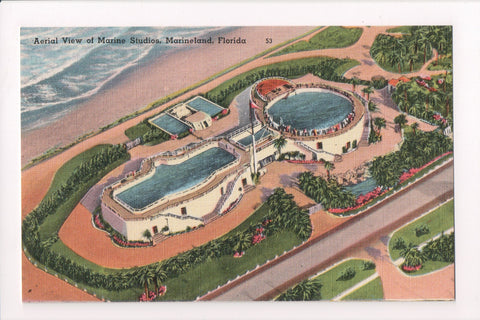 FL, ST AUGUSTINE - Marine Studios oceanarium Marineland, aerial - 800270