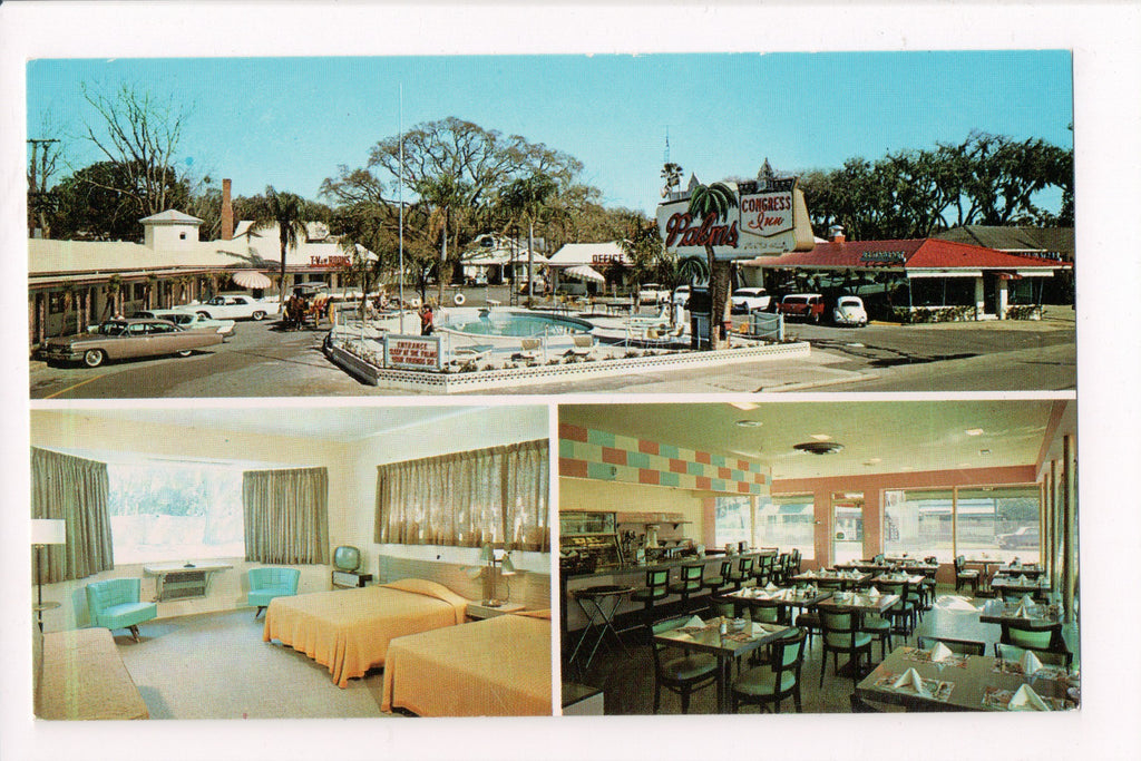 FL, ST AUGUSTINE - Palms Congress Inn and Restaurant postcard - B06246