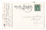 4th of July -  bare butted kid with hat and jacket sitting on shield - E10272