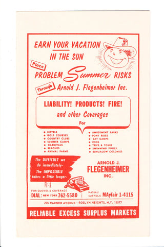 NY, Roslyn Heights - ARNOLD J FLEGENHEIMER INC advertisement - C06539