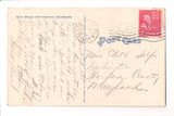 FL, FLORIDA -  State Map - roads, city, town names - linen postcard - w00085