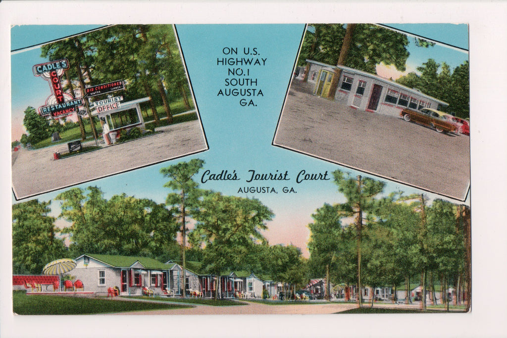 GA, Augusta - Cadle Tourist Court and Restaurant - G17007