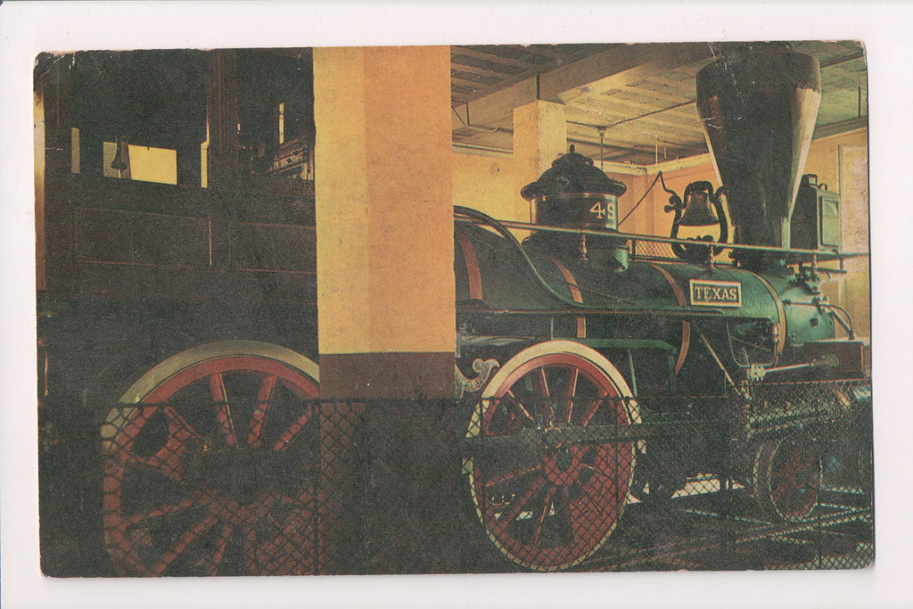 Train - Railroad Engine TEXAS - postcard - G17018