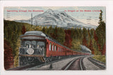 Train - Railroad - Shasta OW Limited - Louis Scheiner postcard - G17019
