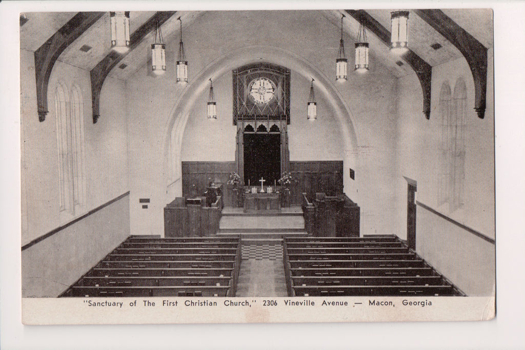 GA, Macon - First Christian Church Sanctuary - G17055