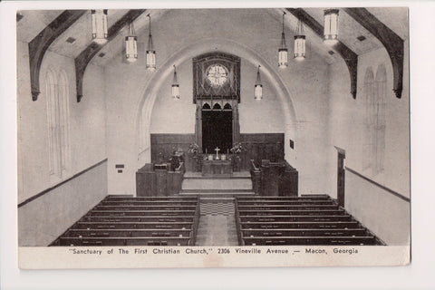 GA, Macon - First Christian Church Sanctuary - G17055