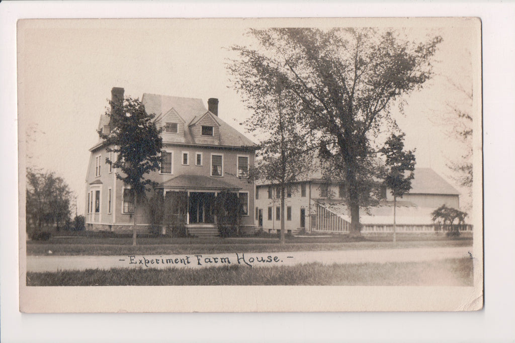 VT, BURLINGTON - Experiment Farm House (Univ of VT) - 1908 RPPC - G17162
