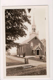 VT, ORWELL - Catholic Church - Father Valmore sender - RPPC - G17163
