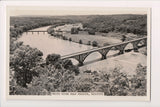MO, BRANSON - White River and Bridges - RPPC - G17171