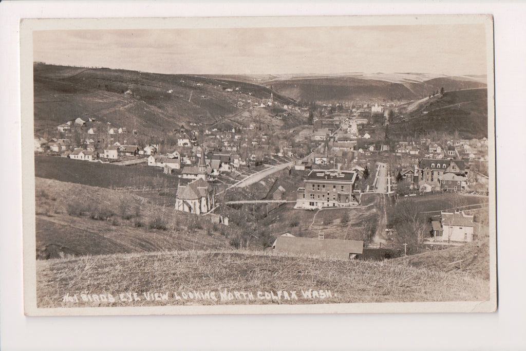 WA, COLFAX - Bird Eye of Town with lots of bldgs (original SOLD) G17176