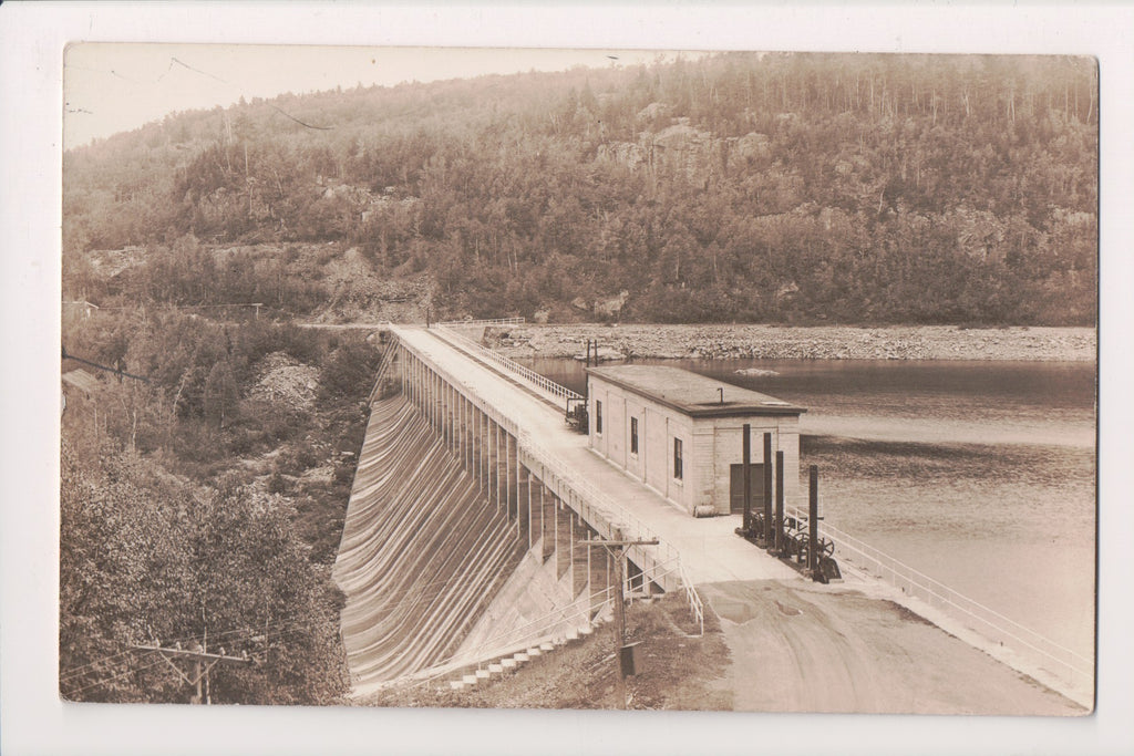 ME, MILLINOCKET - Ripogenus Dam closeup - RPPC - G17181
