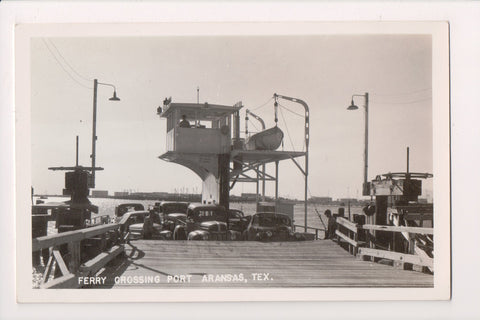 TX, PORT ARANSAS - FERRY CROSSING PORT - Fox Co RPPC - G17190