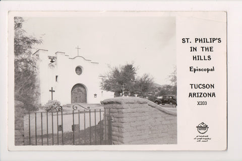 AZ, TUCSON - ST PHILIPS in the Hills Episcopal church - RPPC - G17192