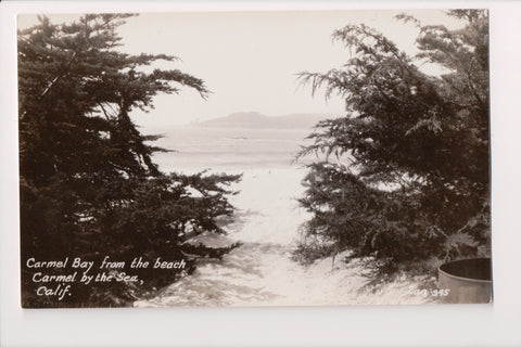 CA, CARMEL by the SEA - view from beach (original SOLD) G17194