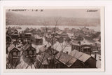 PA, East Vandergrift - Bird Eye of 1936 flooding, Earhart RPPC - G18034