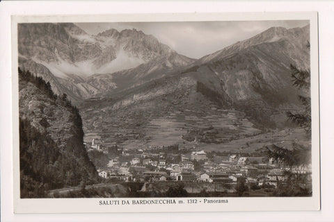Foreign postcard - Bardonecchia, Italy - Greetings - RPPC - G18037