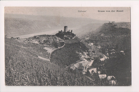 Foreign postcard - MOSEL, Germany - Cobern - Bird Eye View - G18038
