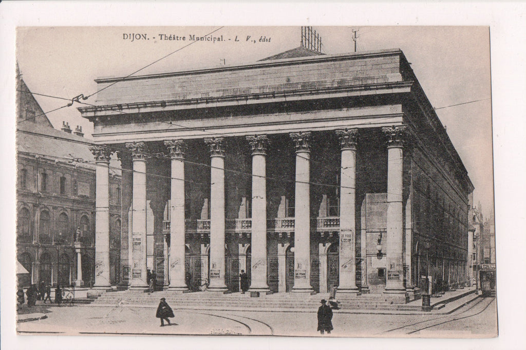 Foreign postcard - DIJON, France - Theatre Municipal - Theater - G18039