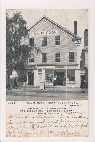 NY, SAG HARBOR - Cooks Department Store - Long Island (original SOLD) G18054