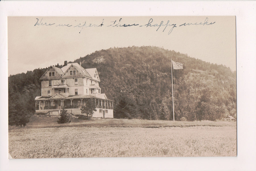 NY, Lake Placid - Forest View House - 3 RPPC postcards - G18065