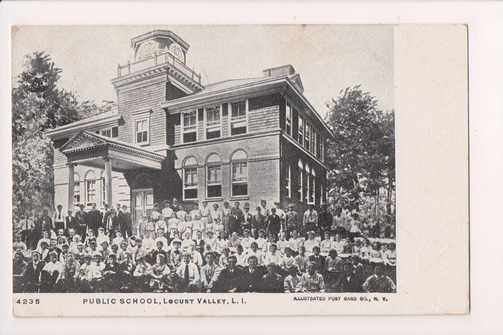 NY, LOCUST VALLEY - Long Island - Public School, students (original SOLD) G18084