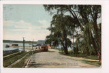 NY, Glen Cove Long Island - The Landing, Trolley postcard - G18086