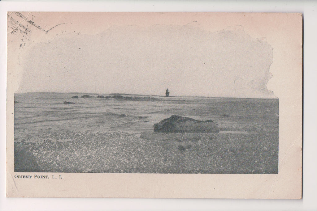 NY, ORIENT POINT - light house possibly - Long Island (original SOLD) G18117