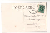 NY, EASTHAMPTON - Long Island - road near river postcard - G18123