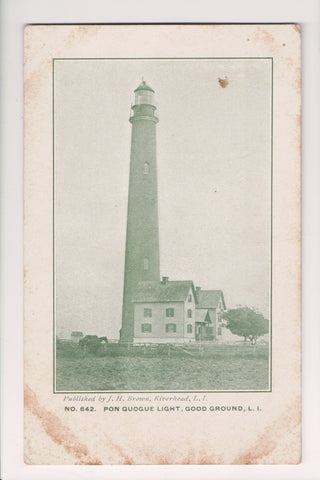 NY, GOOD GROUND - Long Island - Pon Quogue Light (original SOLD) G18128