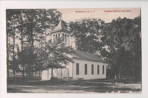 NY, Manorville Long Island - Presbyterian Church postcard - G18132