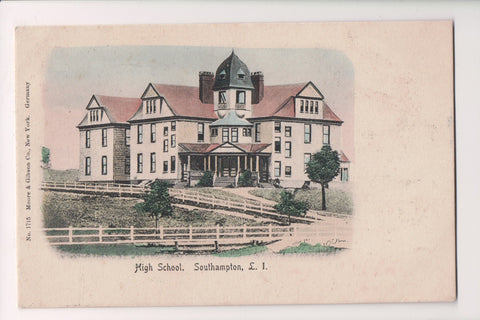 NY, SOUTHAMPTON - High School, Long Island postcard - G18137