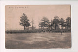 NY, FORT SLOCUM - Review - men in uniform at attention - G18147