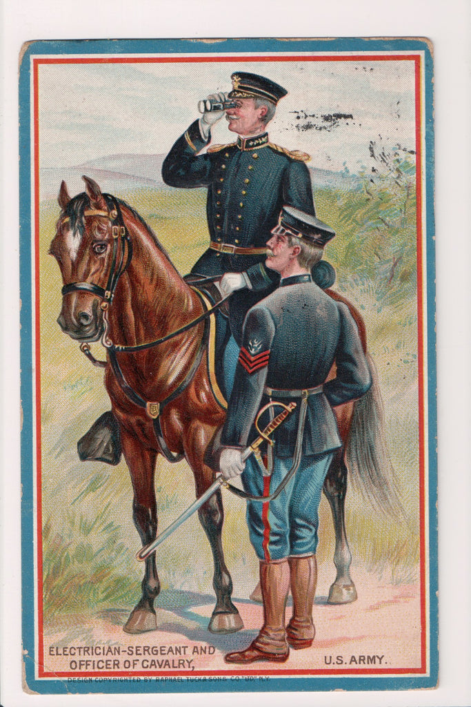 Military Men - Electrician, Sergeant, Officer of Cavalry - Tuck - G18160