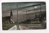 GA, Americus - Lee Street with Church in view - A07186