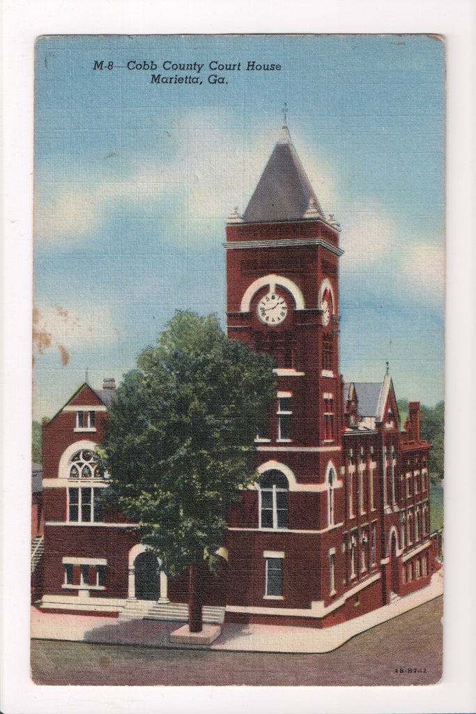 GA, Marietta - Cobb County Court House - B17185