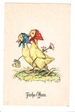 Easter - Humanized fantasy walking female ducks with kerchiefs on - w02431