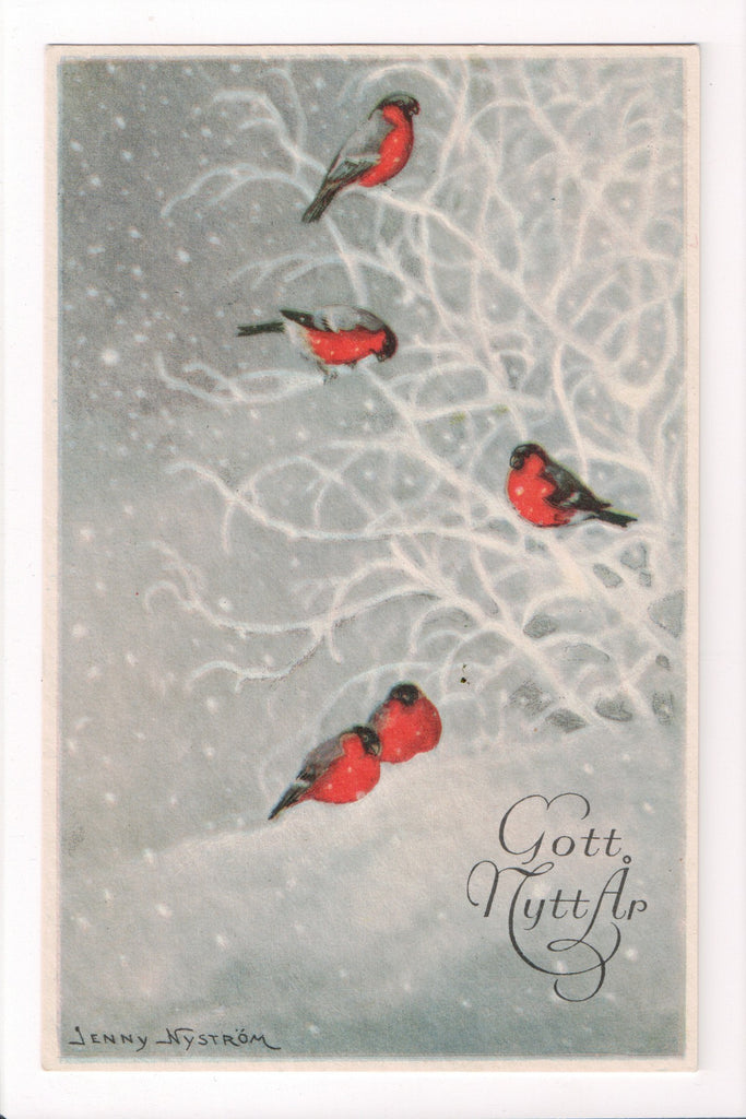 New Year - Gott Nytt Ar -Swedish card - Jenny Nystrom - sw0233