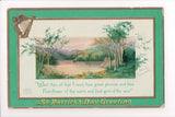 St Patrick - Greetings - Clapsaddle signed - H04049