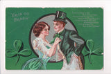 St Patrick - Erin Go Bragh - man and woman, poem - K06138