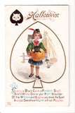 Halloween - Hallowe'en, Boy, pumpkin (original SOLD) B08242