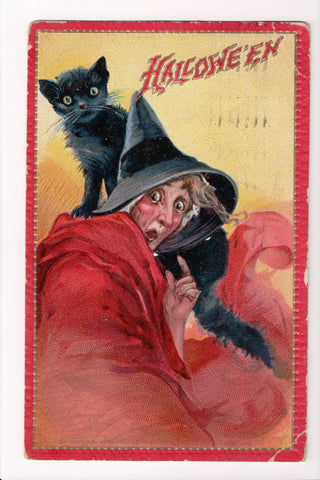 Halloween - Witch, Hallowe'en (CARD SOLD, only digital copy avail) B10122